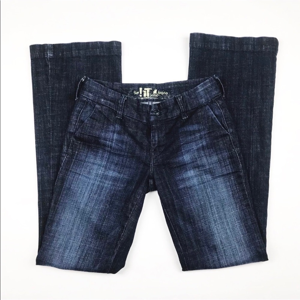 !IT Jeans Trouser Jeans Wide Leg Sz 26